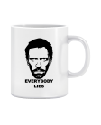 Puodelis Doctor House Everybody lies Puodelis Doctor House Everybody lies